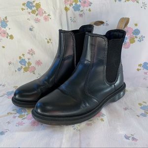 Dr. Martens Vegan Flora Chelsea Boots, Women’s US 7 / UK 5 in Black